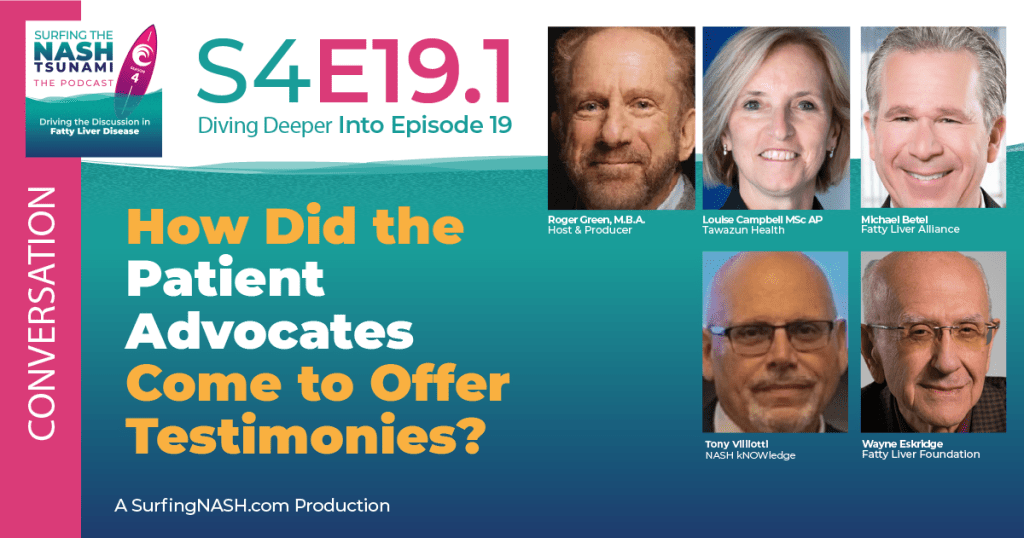 S4-19.1 - How Did the Patient Advocates Come to Offer Testimonies?
