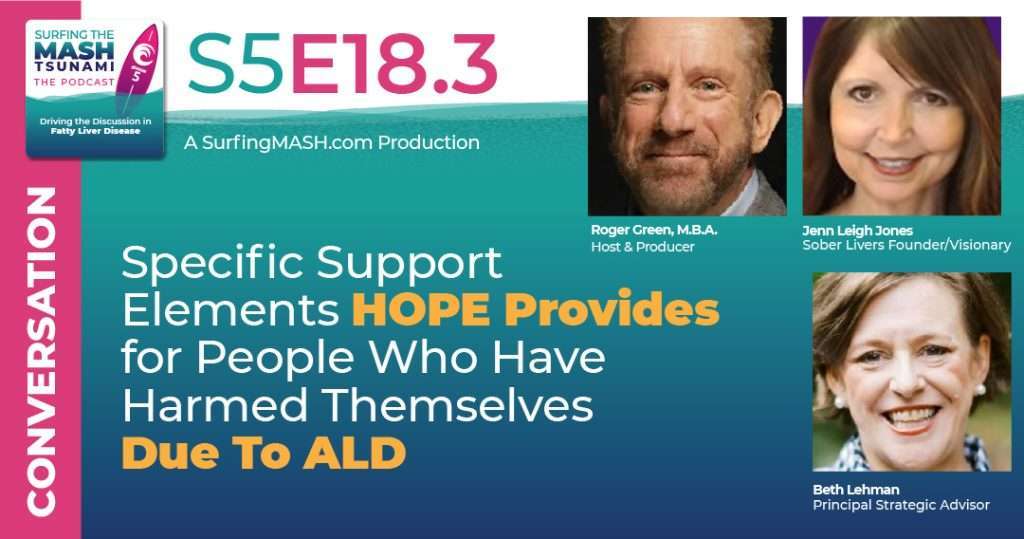 S5-18.3 - Specific Support Elements HOPE Provides for people who have harmed themselves Due To ALD